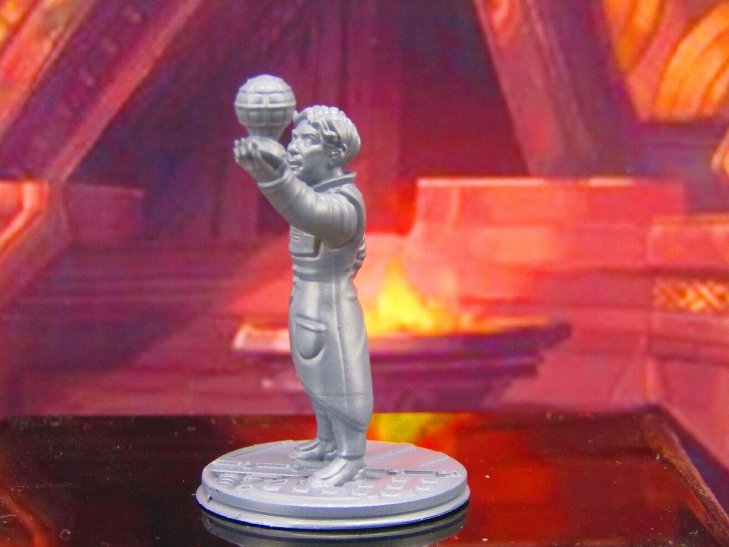 Sci Fi Scientist Professor A  Mini Miniature Model Character Figure