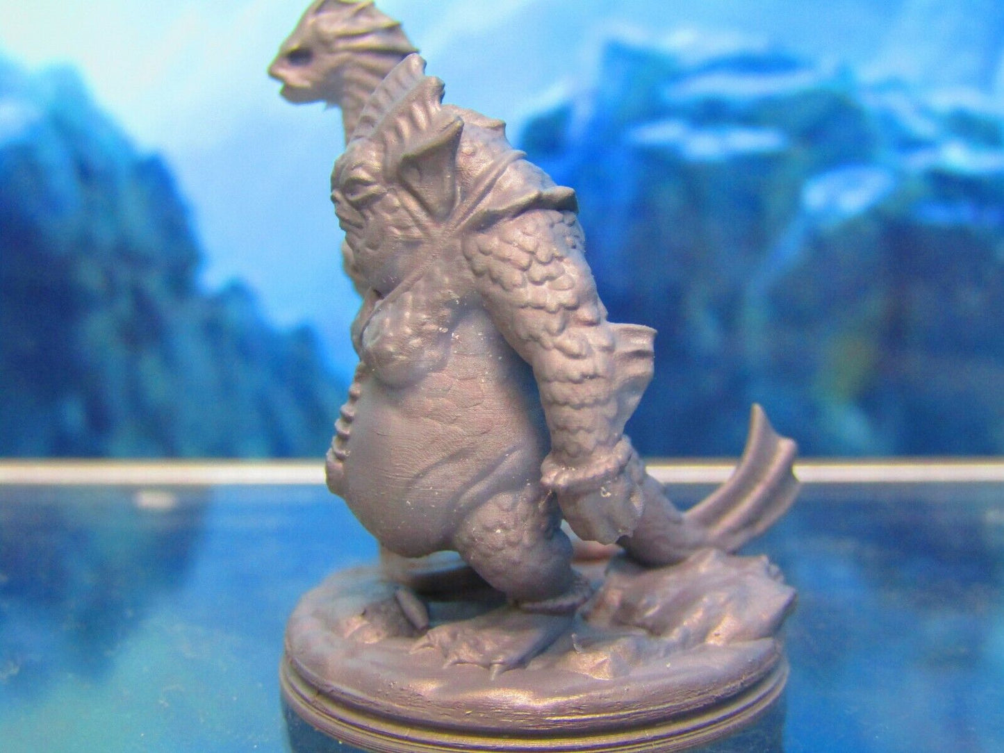 Sea Devil Shaman Priest Cleric Holyman Mini Miniature Figure 3D Printed Model