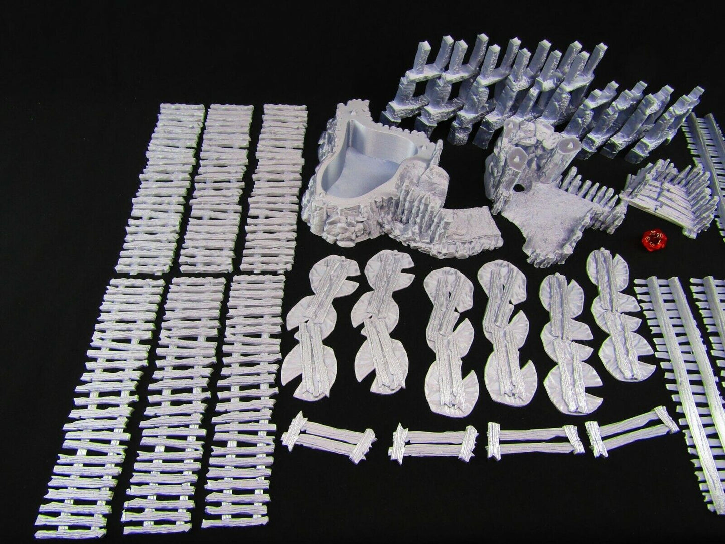 Swamp Goblin / Rogues Hideout Set w/ Bridge Walkway Scatter Terrain Scenery 3D