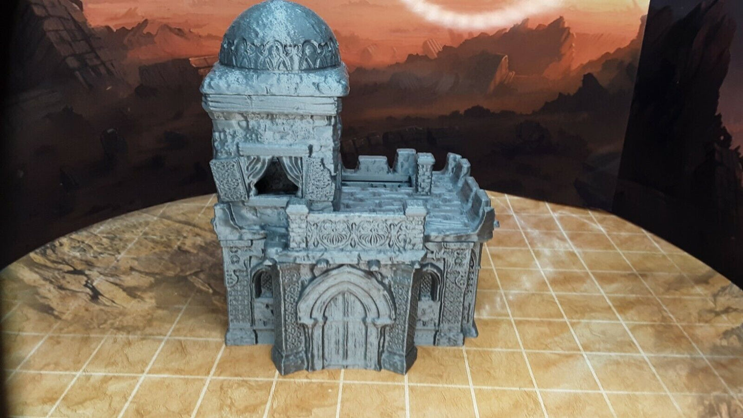 2 Floor Domed Roof Desert House Removable Floors Scatter Terrain Scenery
