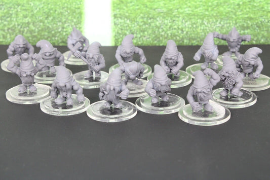 16pc Dwarves Set Mini Miniature RPG Tabletop Gaming Wargaming D&D