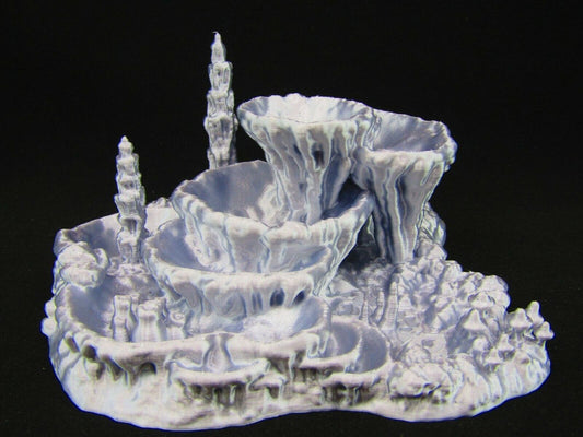 Wet Cavern Cave Mineral Pools Scatter Terrain Scenery 3D Printed Mini Miniature