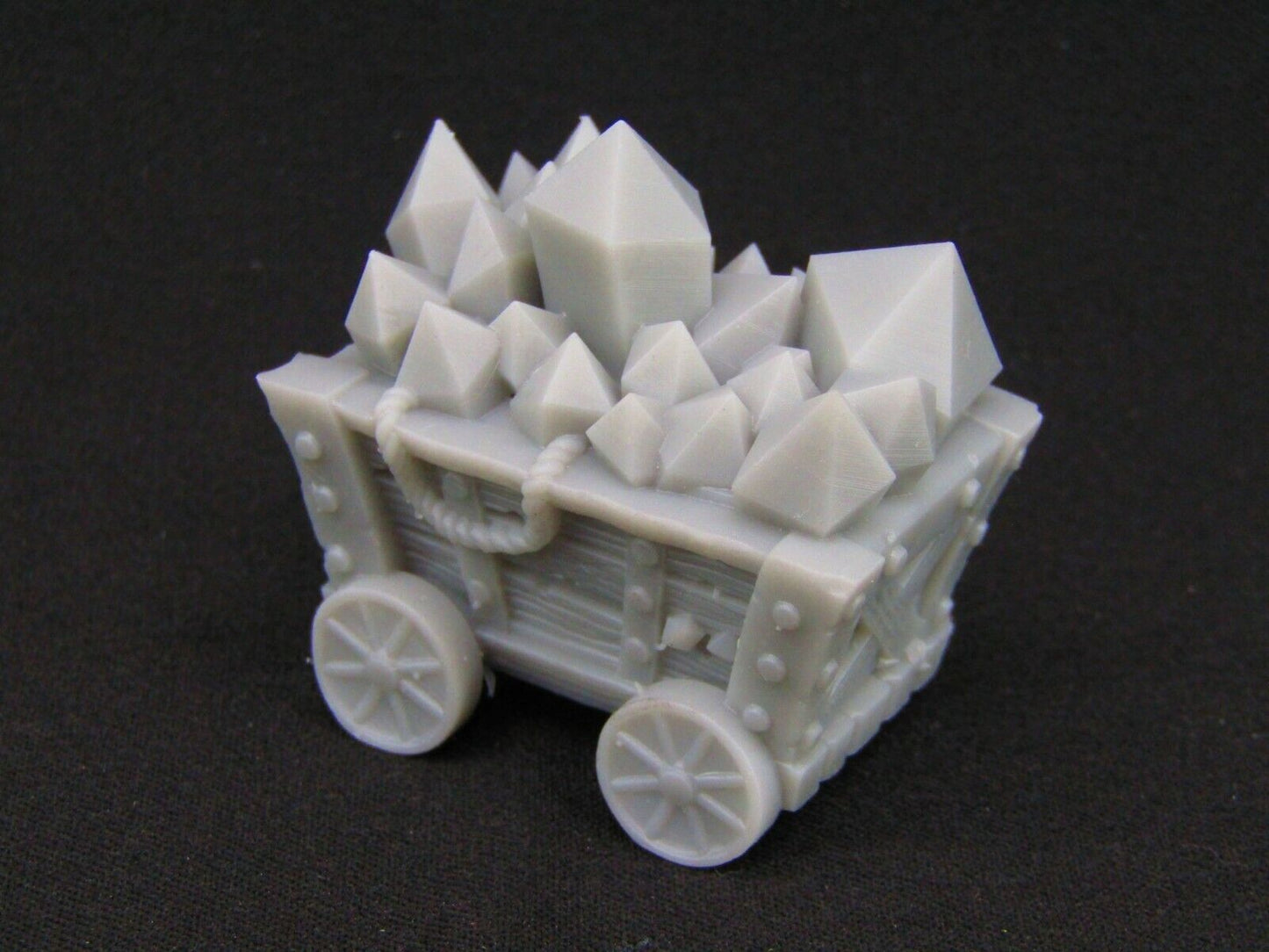 Large Mining Cart Scatter Terrain Scenery 3D Printed Mini Miniature Model