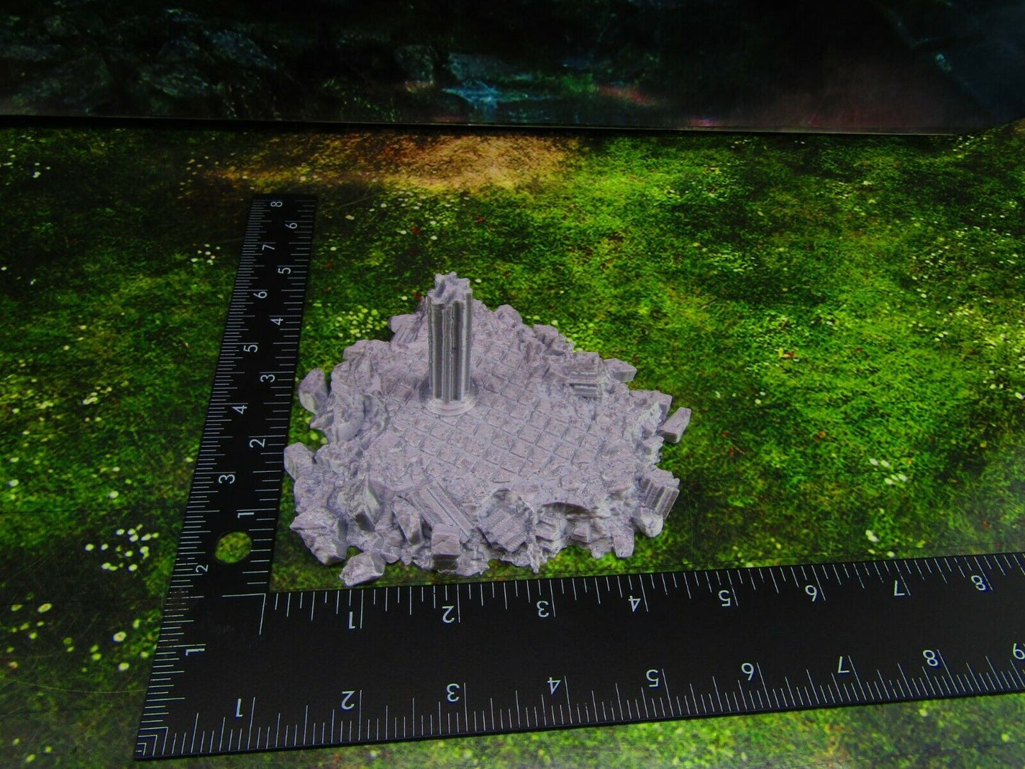 Ancient Building Ruins Foundation 2 Scatter Terrain Scenery Mini Miniature Model
