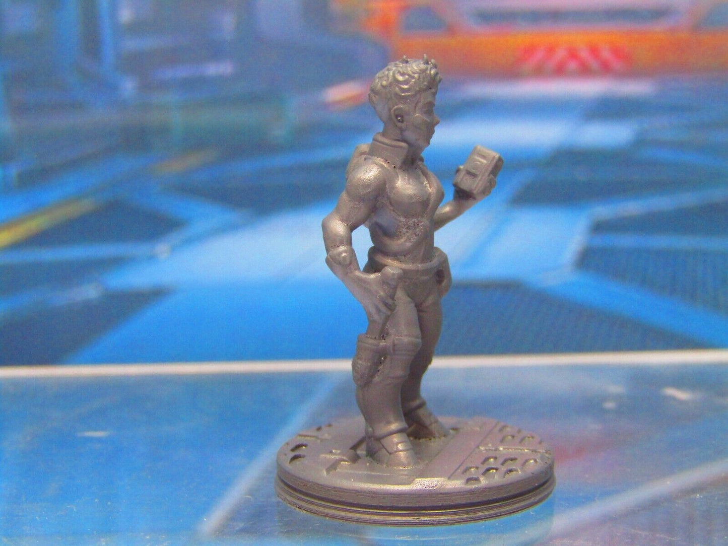 Female Space Explorer Tracker Guide Scientist Mini Miniature 3D Printed Model
