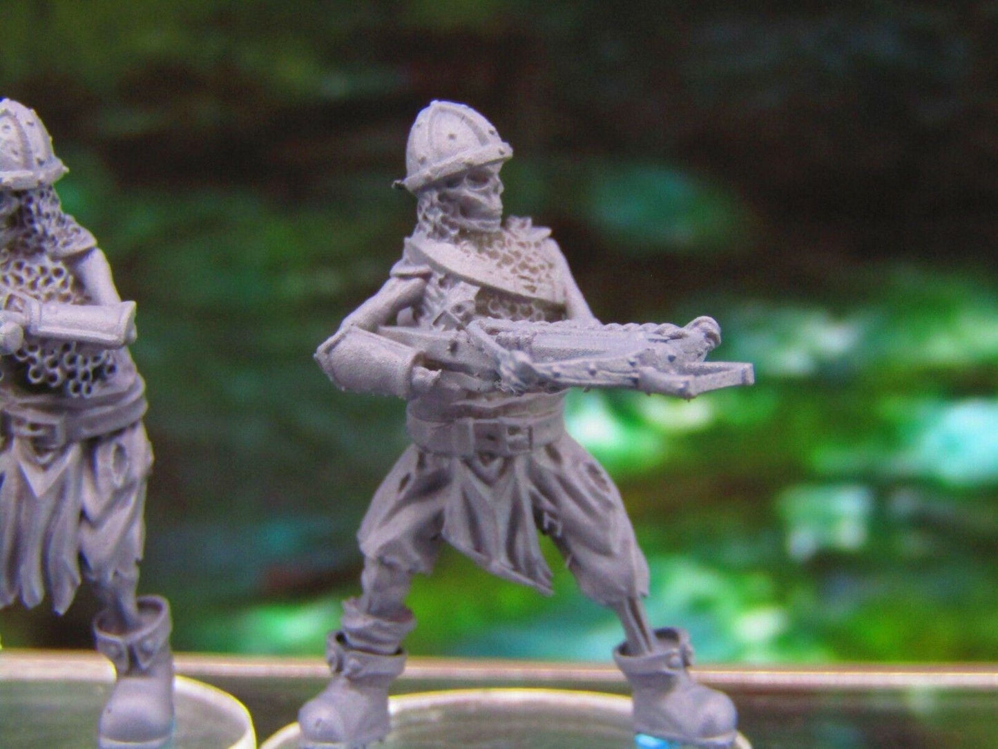 2pc Undead Skeletons Archers Crossbowmen Soldiers Mini Miniatures 3D Print