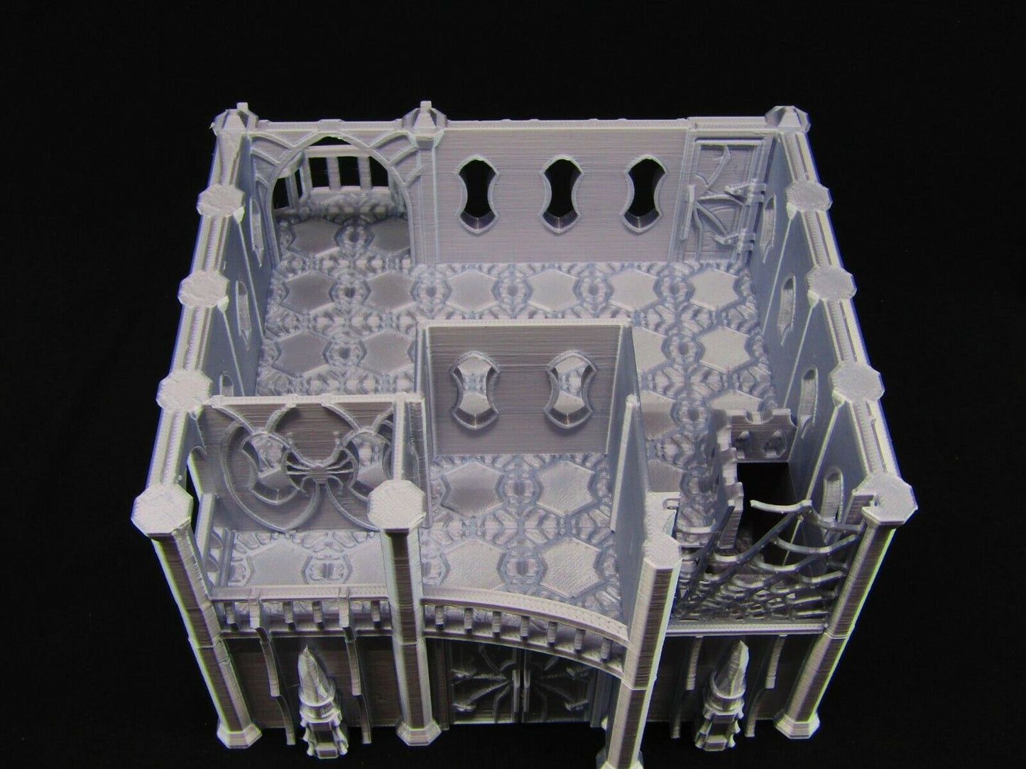 Dark Elf Nobles House Mansion Scatter Terrain Scenery 3D Printed Mini Miniature