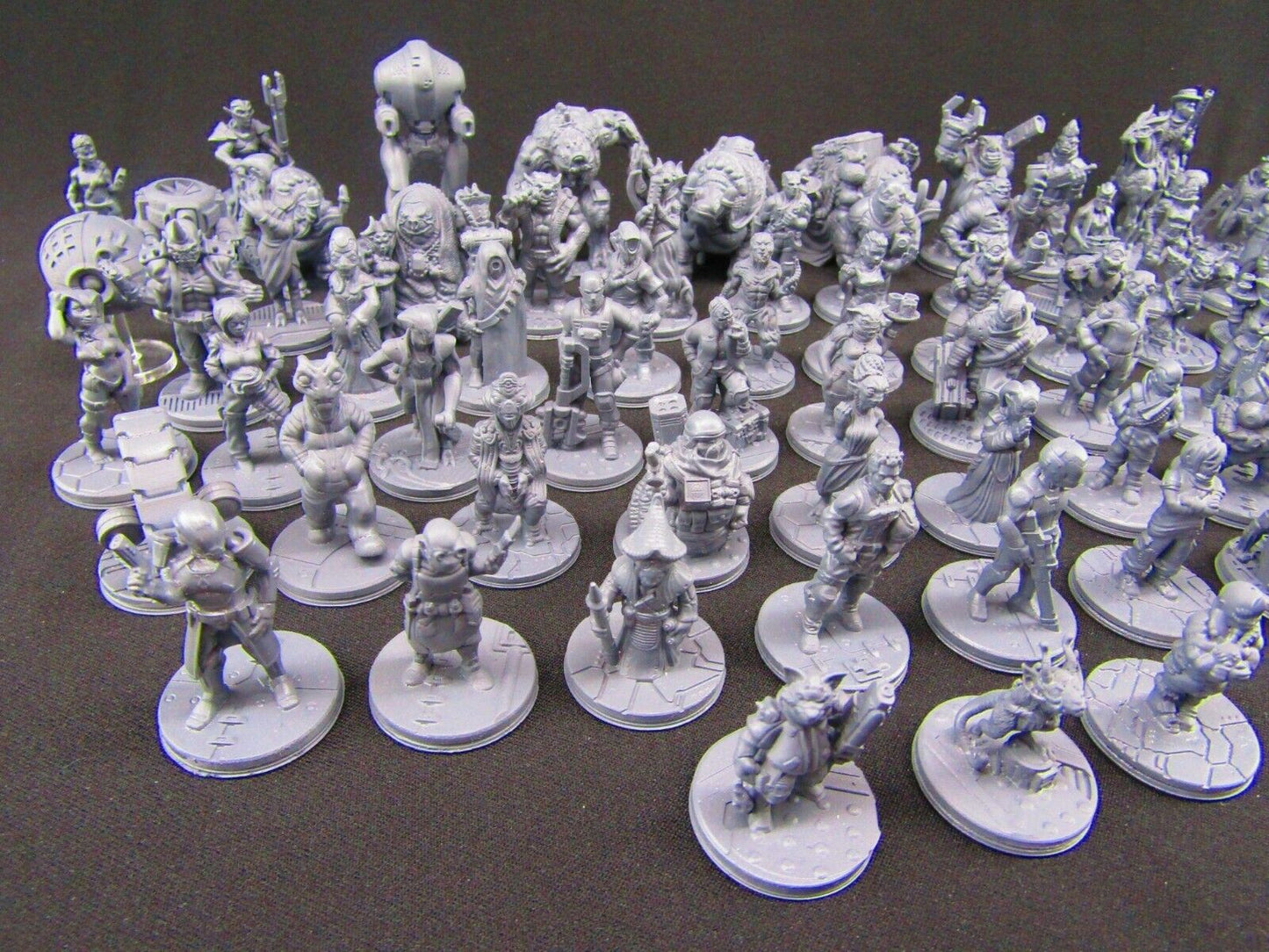 Sci Fi Mini Set 7 - 62pc Novus Landing Set Mini Miniatures Player Characters NPC