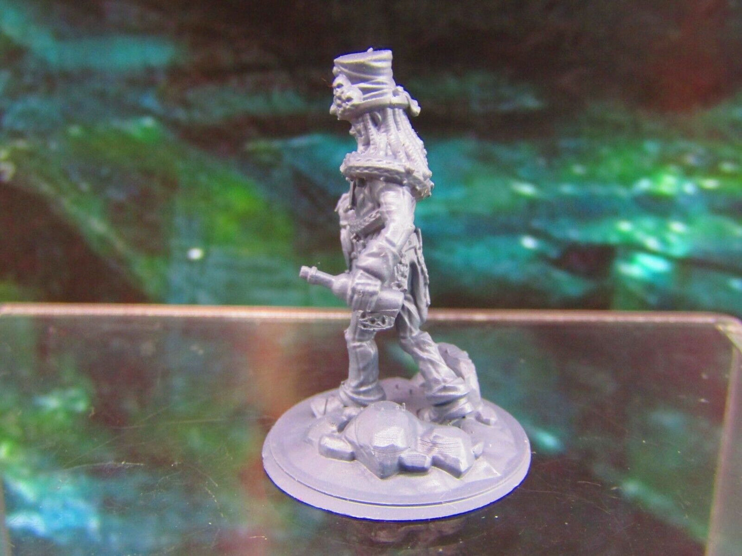 Voodoo Priest Witch Doctor Pose C Mini Miniature Figure 3D Printed Model 28/32mm