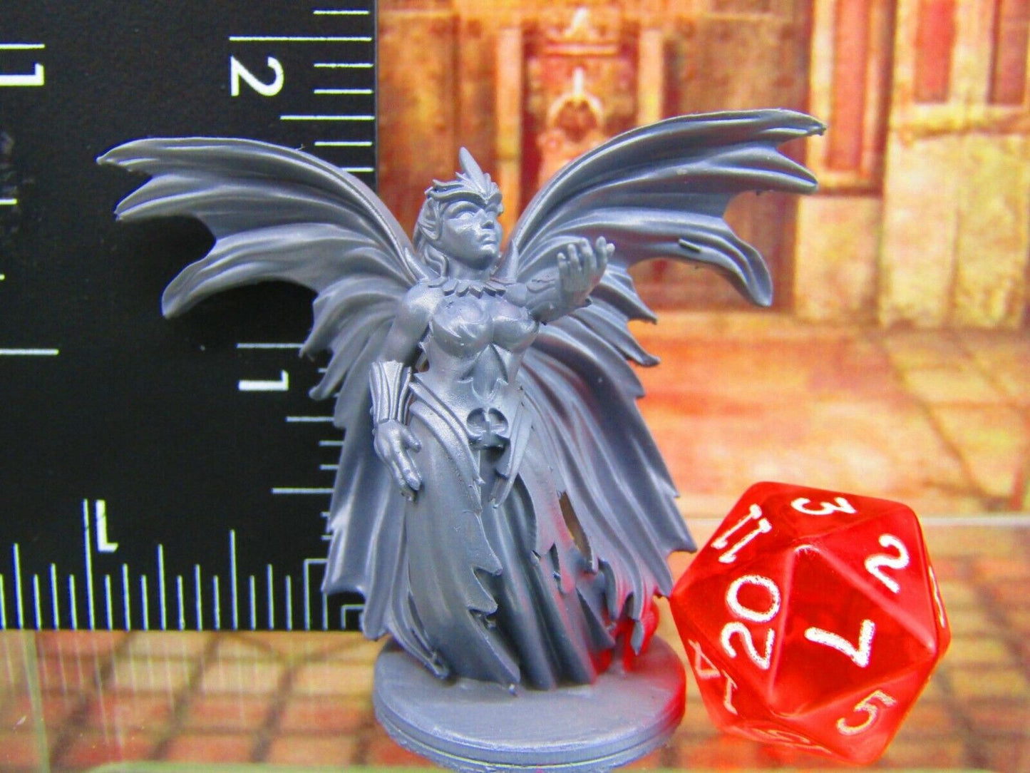 Deep Cave Dark Fairy Fairie Mini Miniature Figure 3D Printed Model 28/32mm Scale