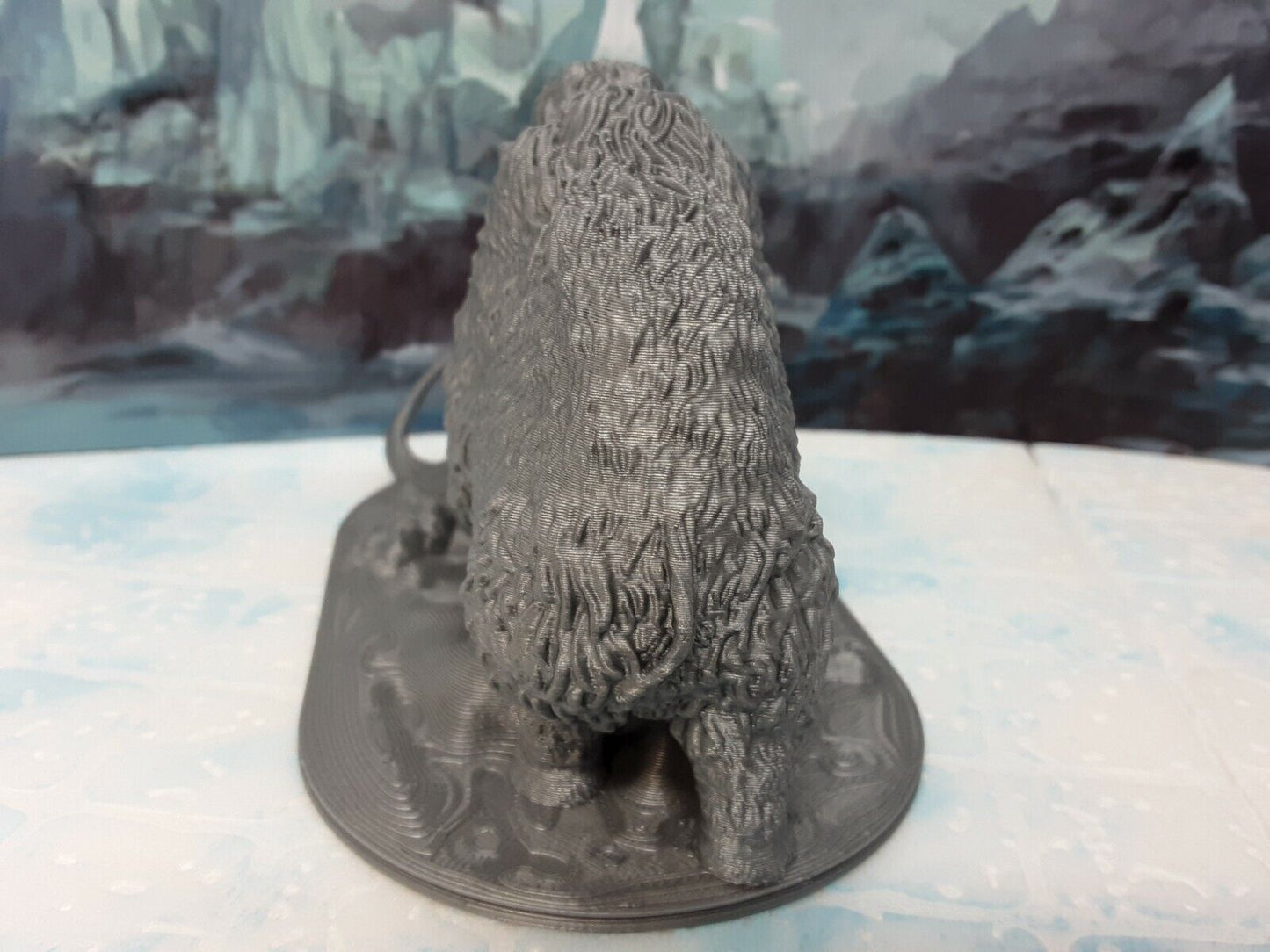 Woolly Mammoth Miniature Mini Figure Tabletop Game Piece Dungeons & Dragons