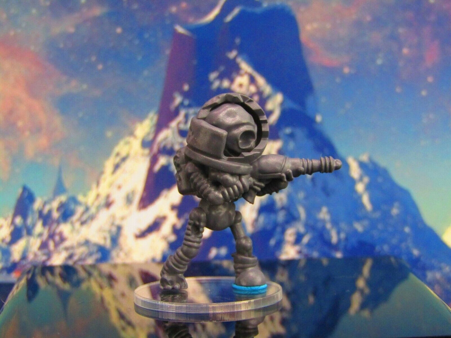 Skeletal Zeta Alien Invader C Mini Miniature Model Character Figure