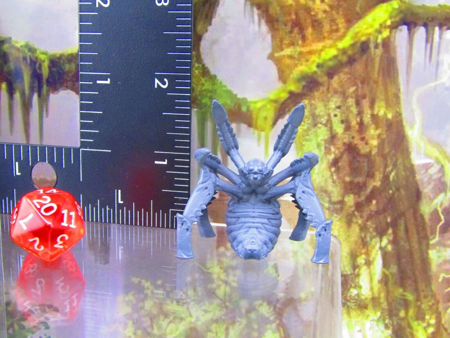 4pc Giant Dire Spiders and Minions Set Mini Miniatures 3D Printed Resin Model