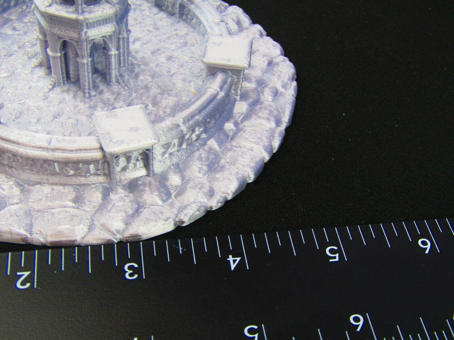 Town Square Courtyard Decorative Fountain Scatter Terrain Scenery Tabletop Game