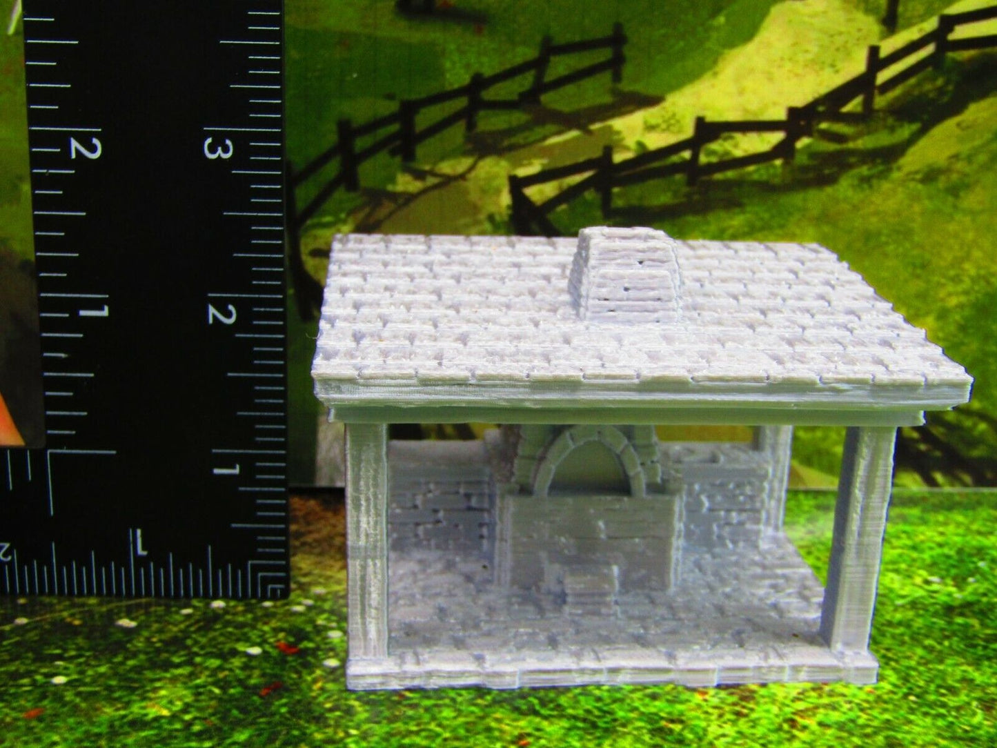 Small Blacksmith Shop Smithy's Forge Scatter Terrain Scenery 3D Printed Model