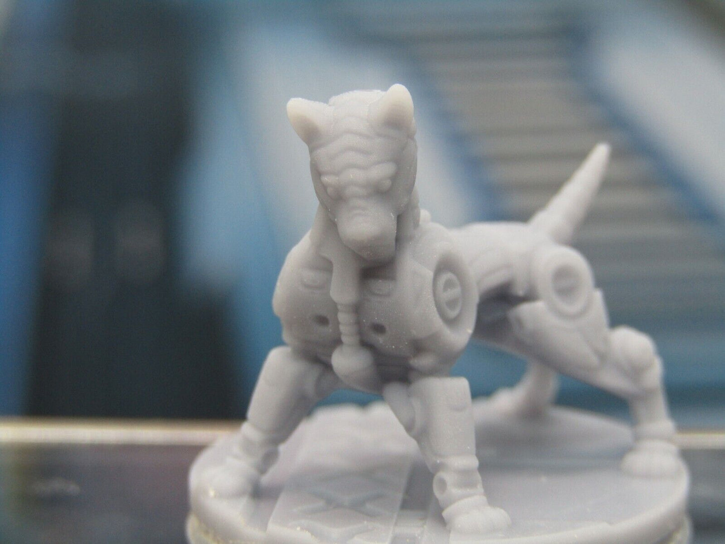 Robot K9 Guard Dog Droid Companion Mini Miniature 3D Printed Figure Model