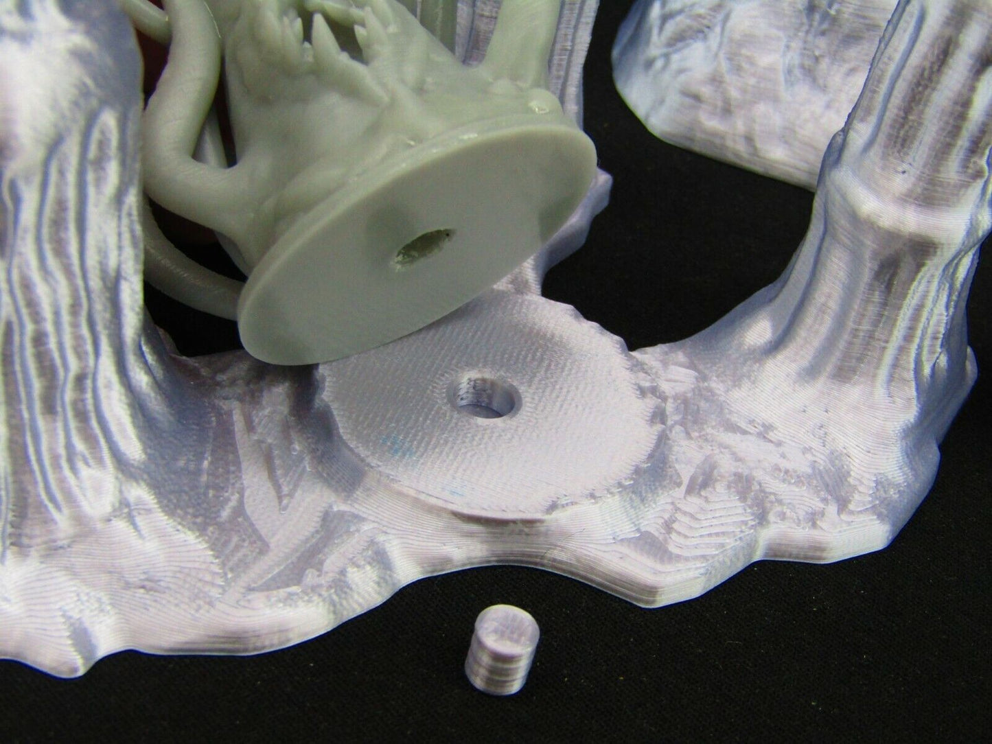 Wet Cavern Stalagmite Stalactite Set w/ Roper Monster Scatter Terrain Scenery 3D