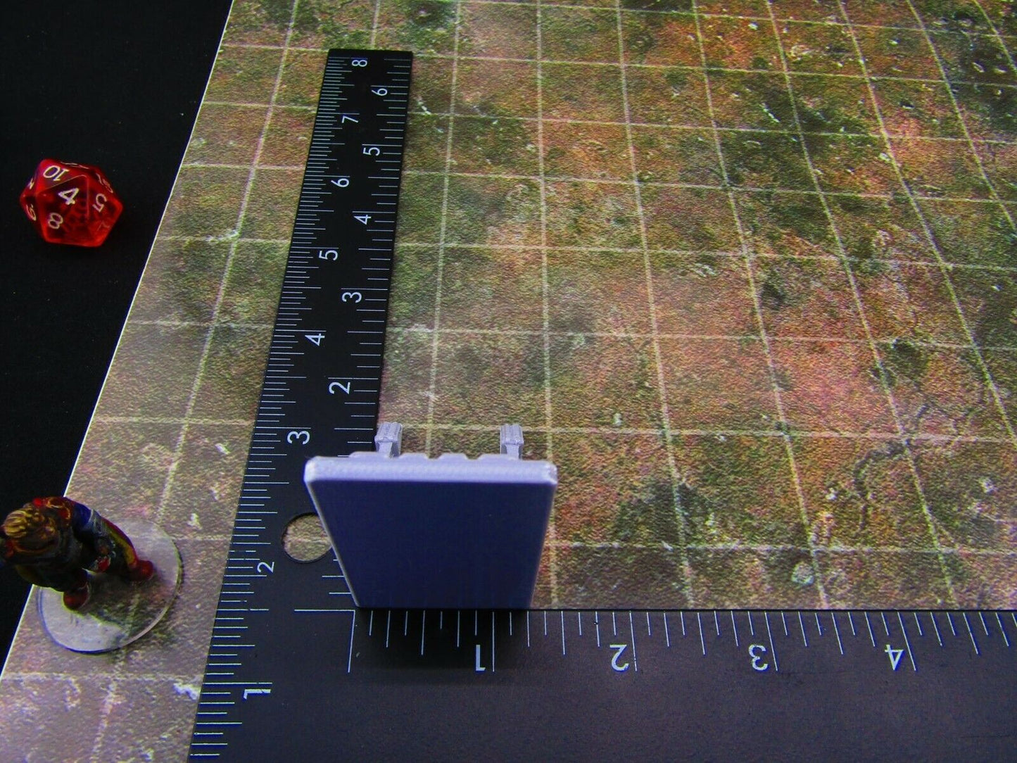 2pc Metal Barrier / Shield Tall Scatter Terrain Scenery Wasteland Apocalypse