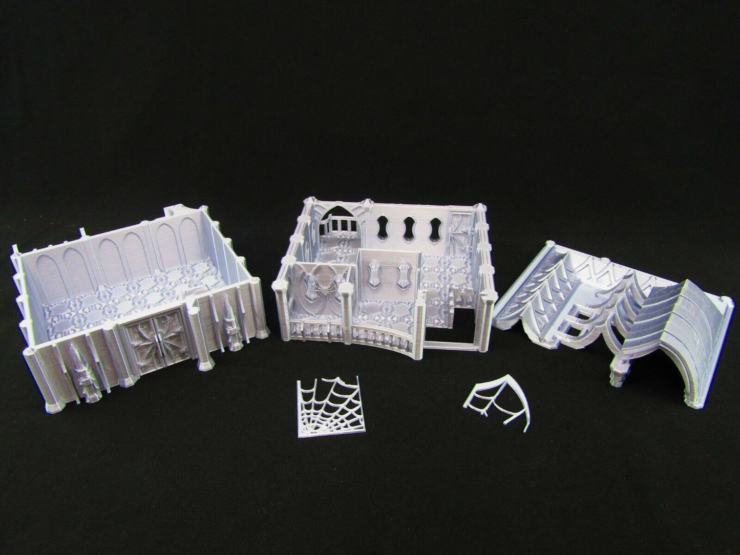 Dark Elf Nobles House Mansion Scatter Terrain Scenery 3D Printed Mini Miniature