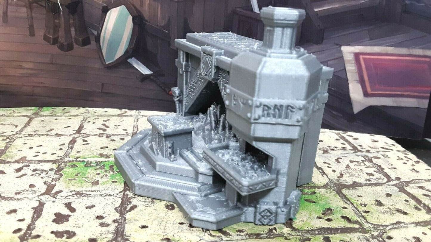 Dwarven Blacksmith's Rune Forge 28mm Scale Dungeons & Dragons Scatter Terrain
