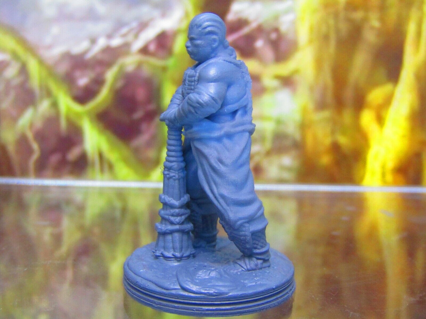 Tribal Jungle Tree Warrior Mini Miniature Figure 3D Printed Model 28/32mm Scale