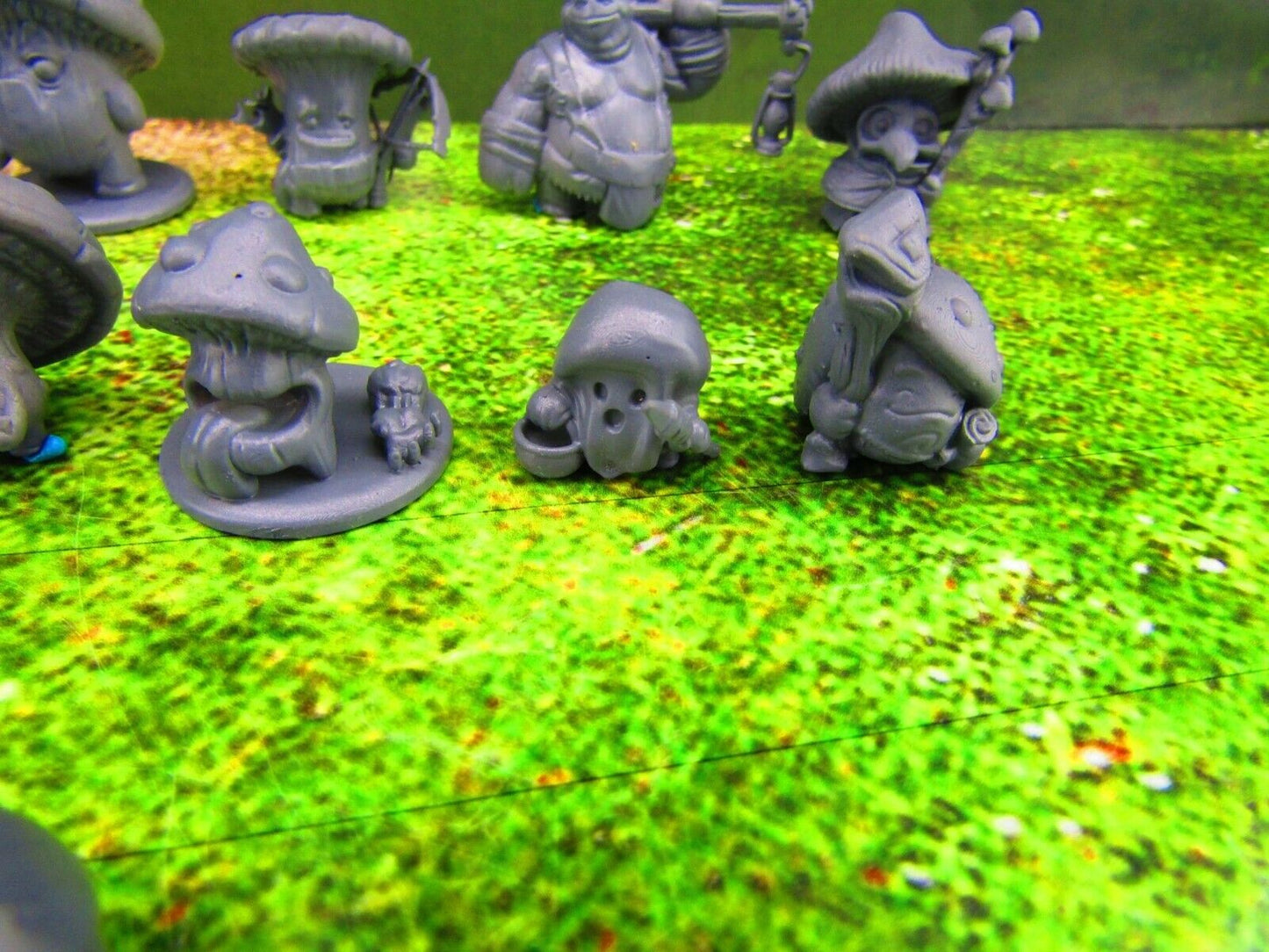 25pc Shroomie Myconid Characters Set Mini Miniature Model Character Figure