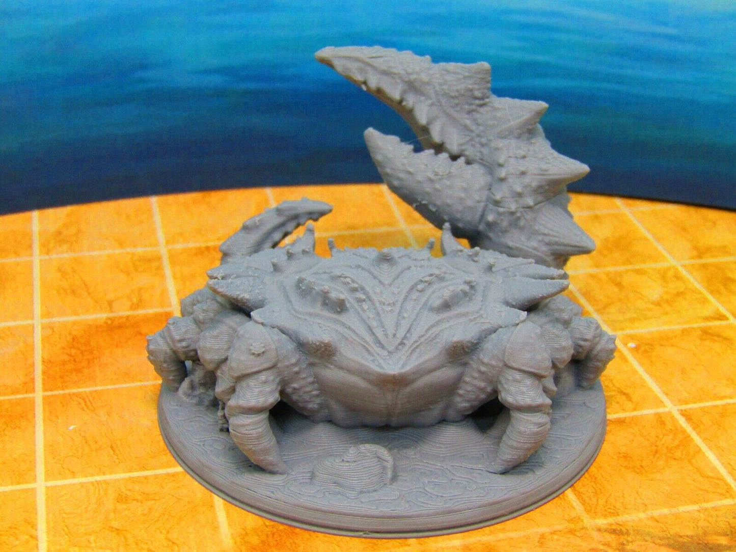 Large Dire Beach Crab Monster Mini Miniature Figure D Printed Model 28/32mm