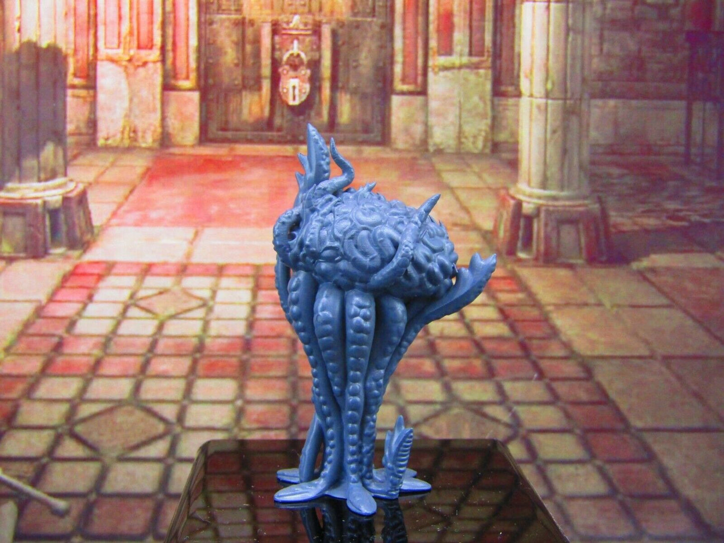 Telepathic Brain Monster Attack Pose Mini Miniature Model Character Figure