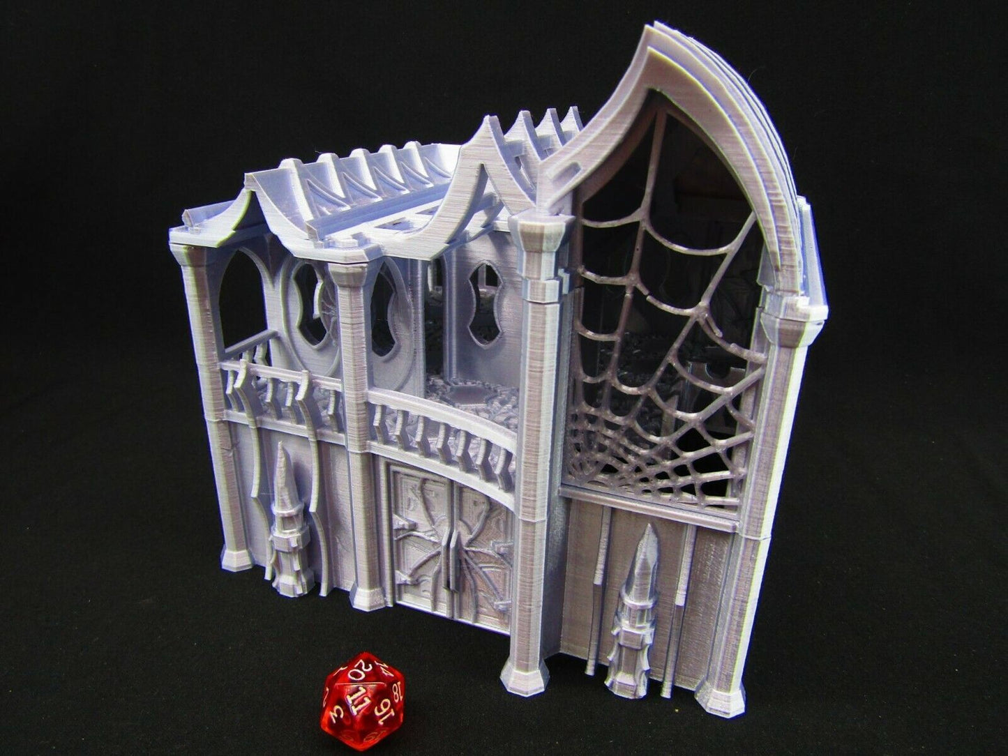 Dark Elf Nobles House Mansion Scatter Terrain Scenery 3D Printed Mini Miniature