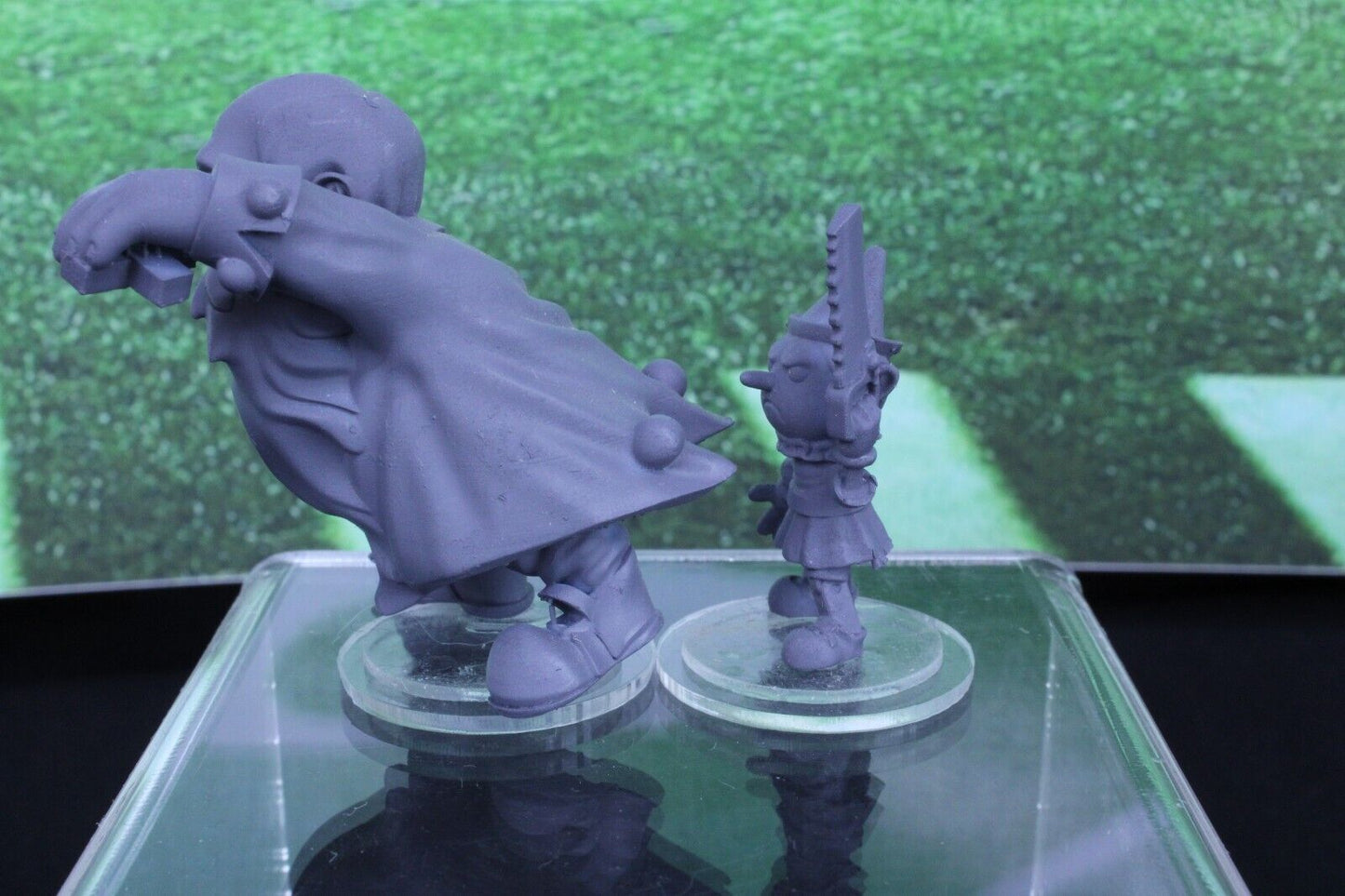 2pc Geppetto & Pinocchio Star Player Mini Miniature Blood Fantasy Football Bowl