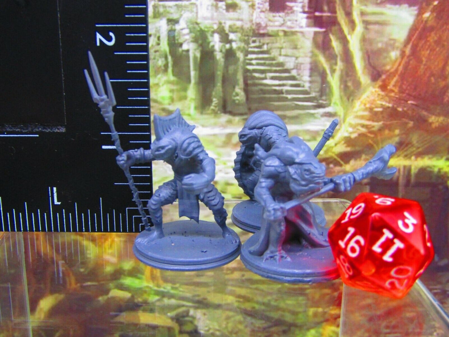 3pc Deepfin Tribe Marloch Race Set Mini Miniature Figure 3D Printed Model