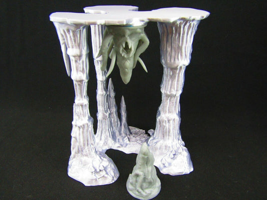 Stalagmite Stalactite W/ Roper Scatter Terrain Scenery 3D Printed Mini Miniature