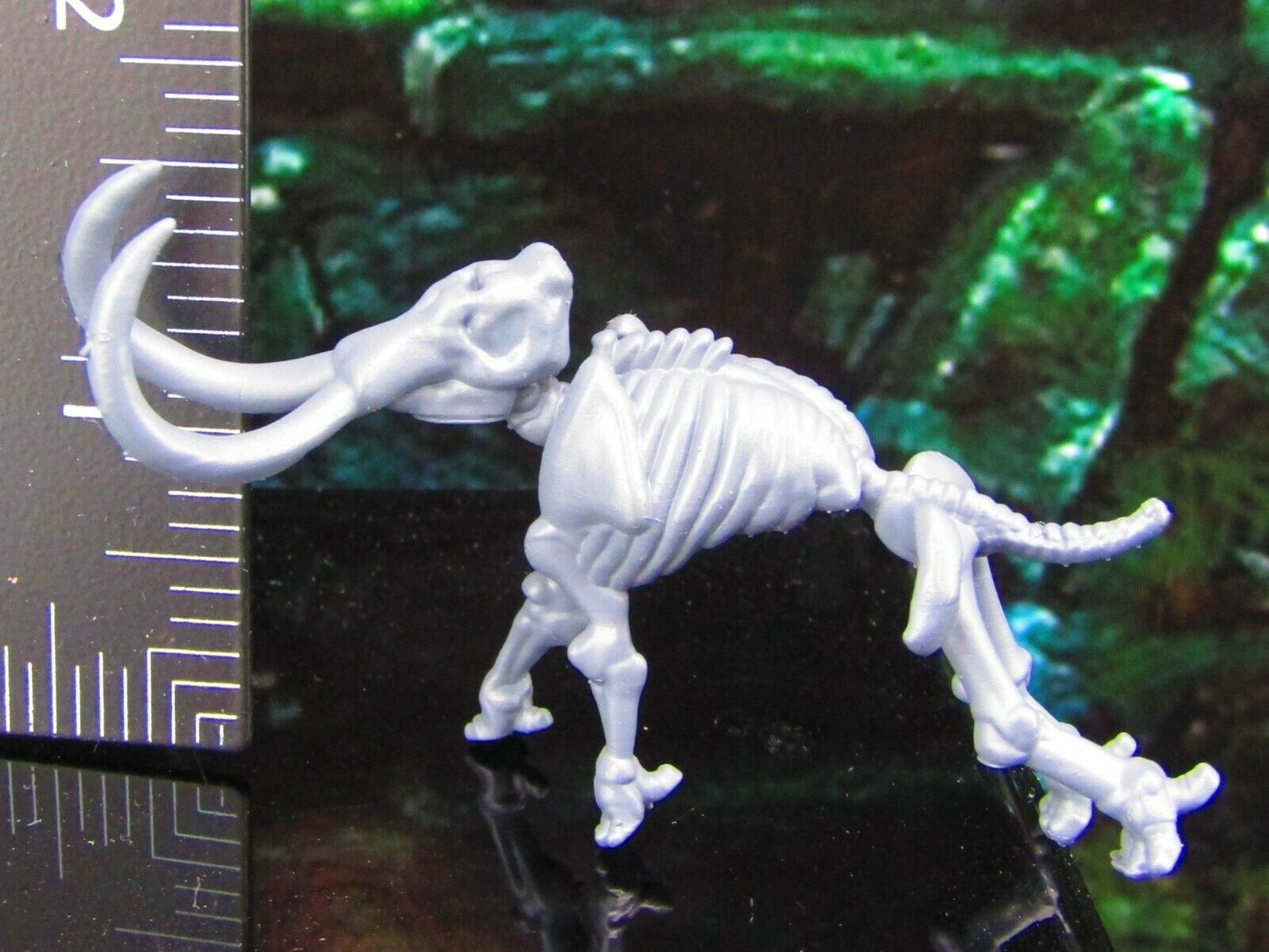Mammoth Undead Elephant Skeleton Baby Mini Miniature Model Character Figure