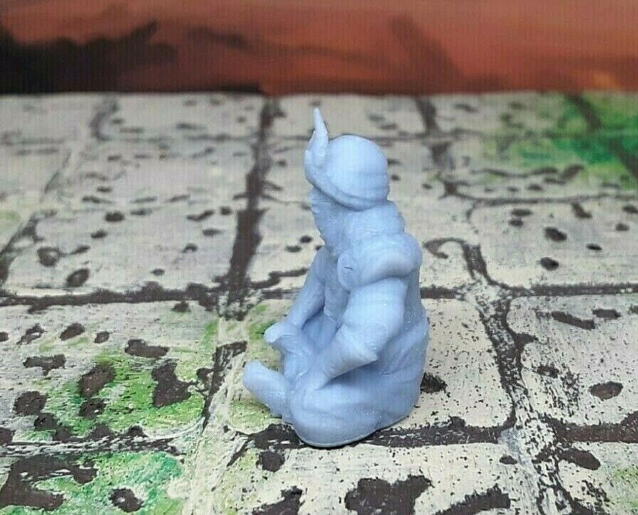 Howdah Saddled Riding Elephant w/ Arabian Prince Mini Miniature Figure 28-32mm