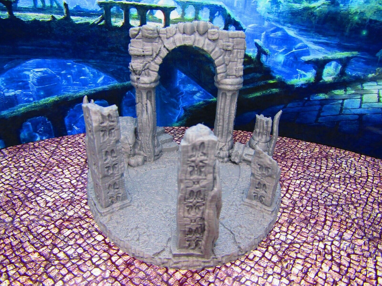 Merfolk Mermaid Deep Sea Plaza City Center Scenery Scatter Terrain Props