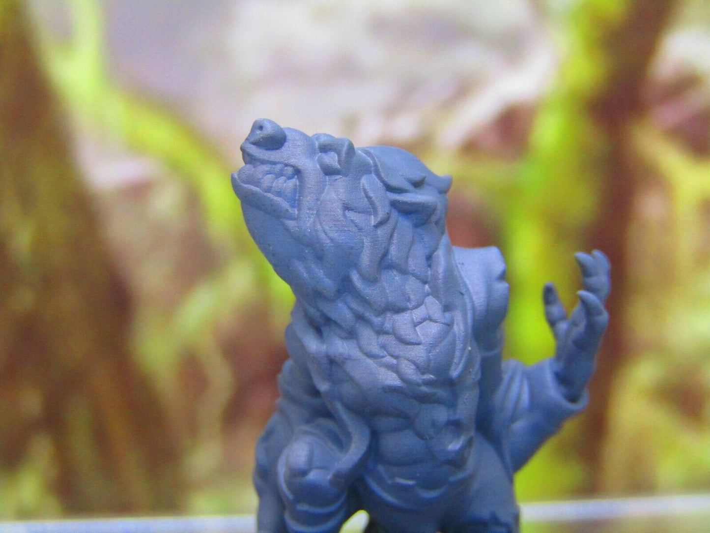 Wolfman Werewolf in Ragged Clothes Mini Miniature Figure 3D Printed Model 28/32m