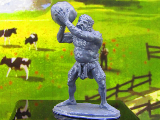 Troll Throwing Rock Monster Encounter Mini Miniature Model Character Figure