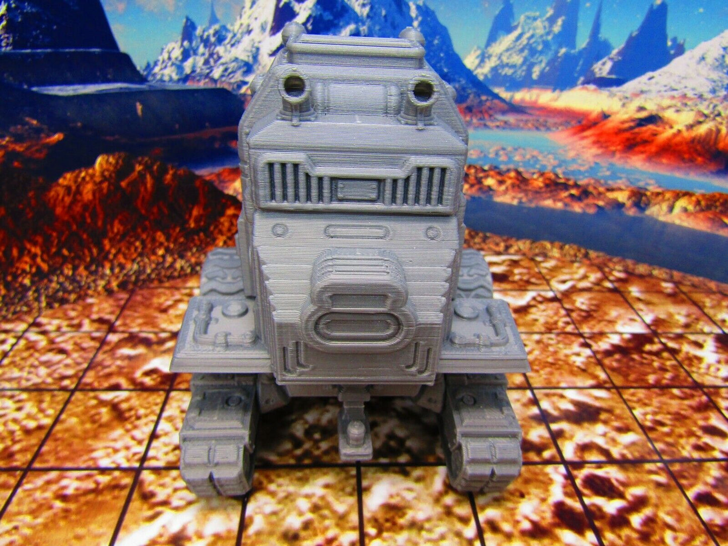 Rover Explorer Truck ATV Vehicle Terrain Scenery Miniature 3D Printed Model