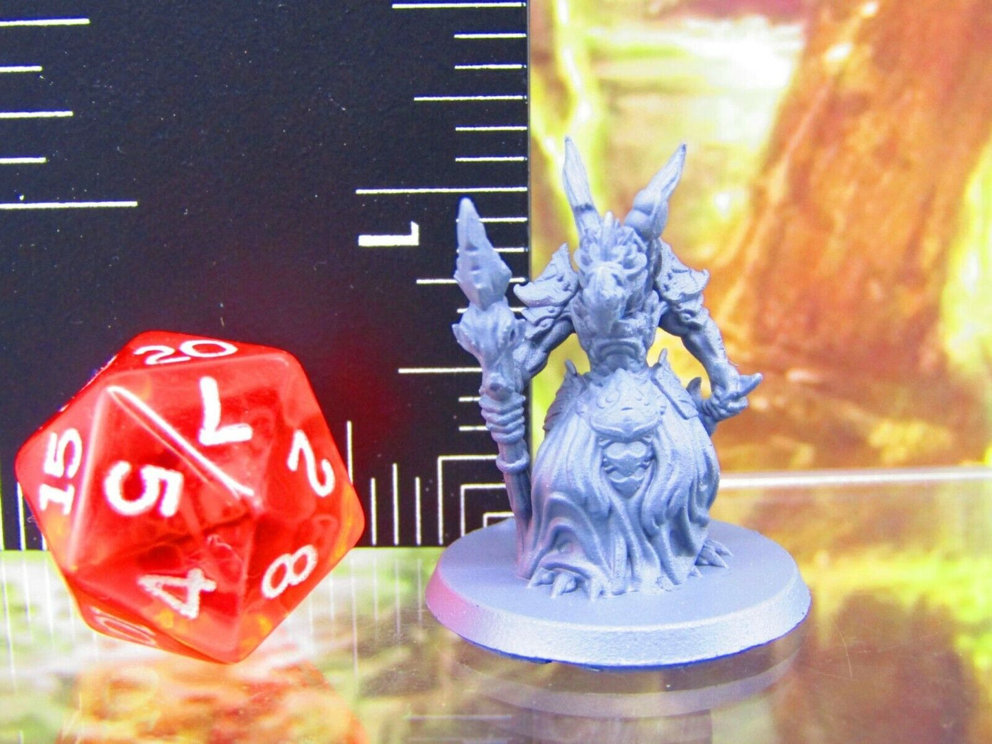 Kobold Leader Mini Miniatures 3D Printed Resin Model Figure 28/32mm Scale RPG