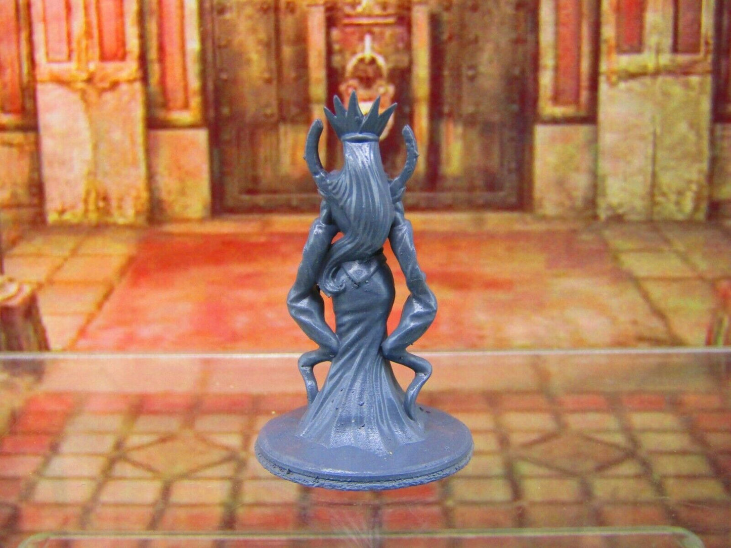 Dark Elf Matriarch Evil Queen Mini Miniature Figure 3D Printed Model 28/32mm