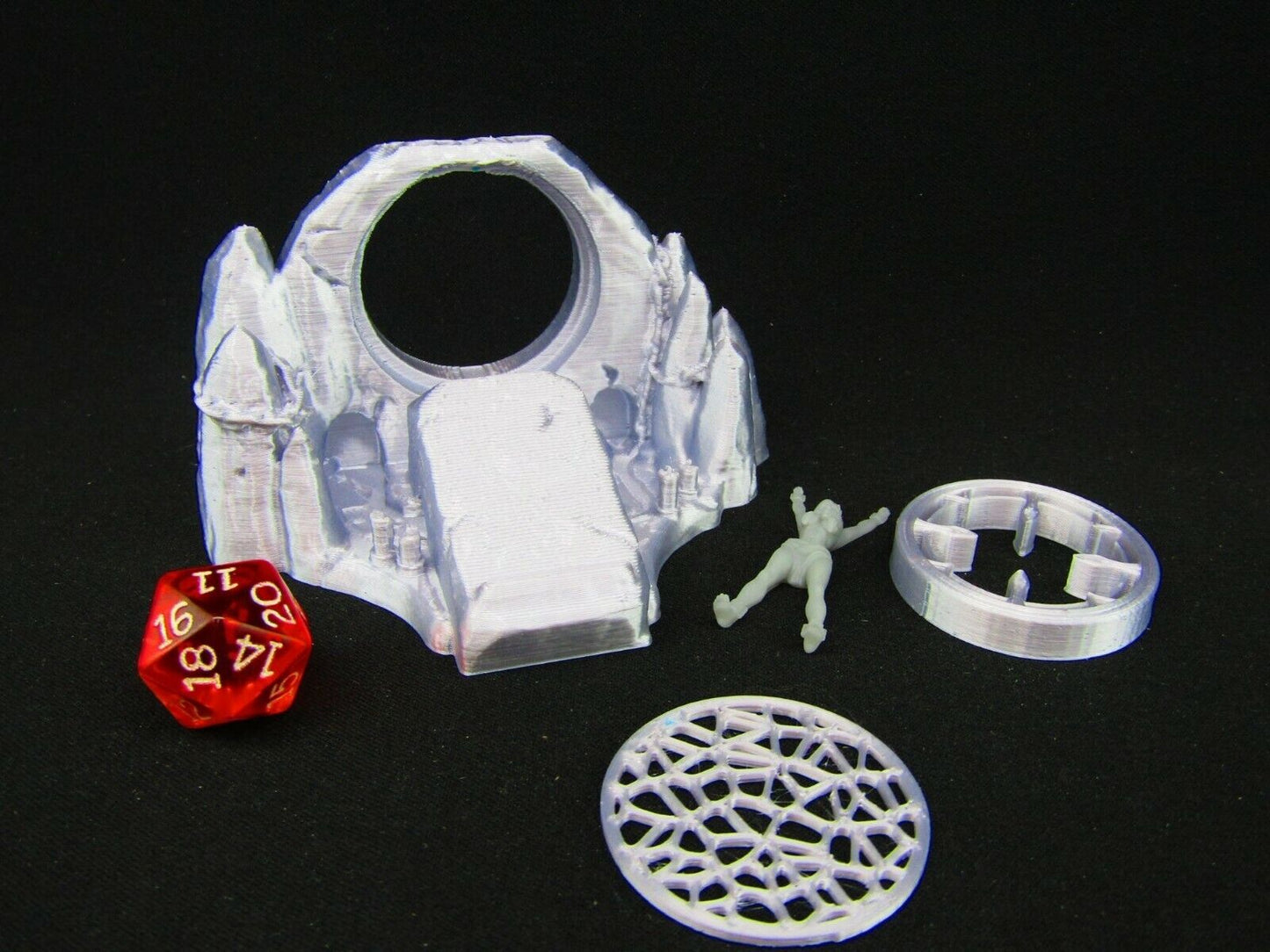 Sacrificial Altar w/ Victim Scatter Terrain Scenery 3D Printed Mini Miniature