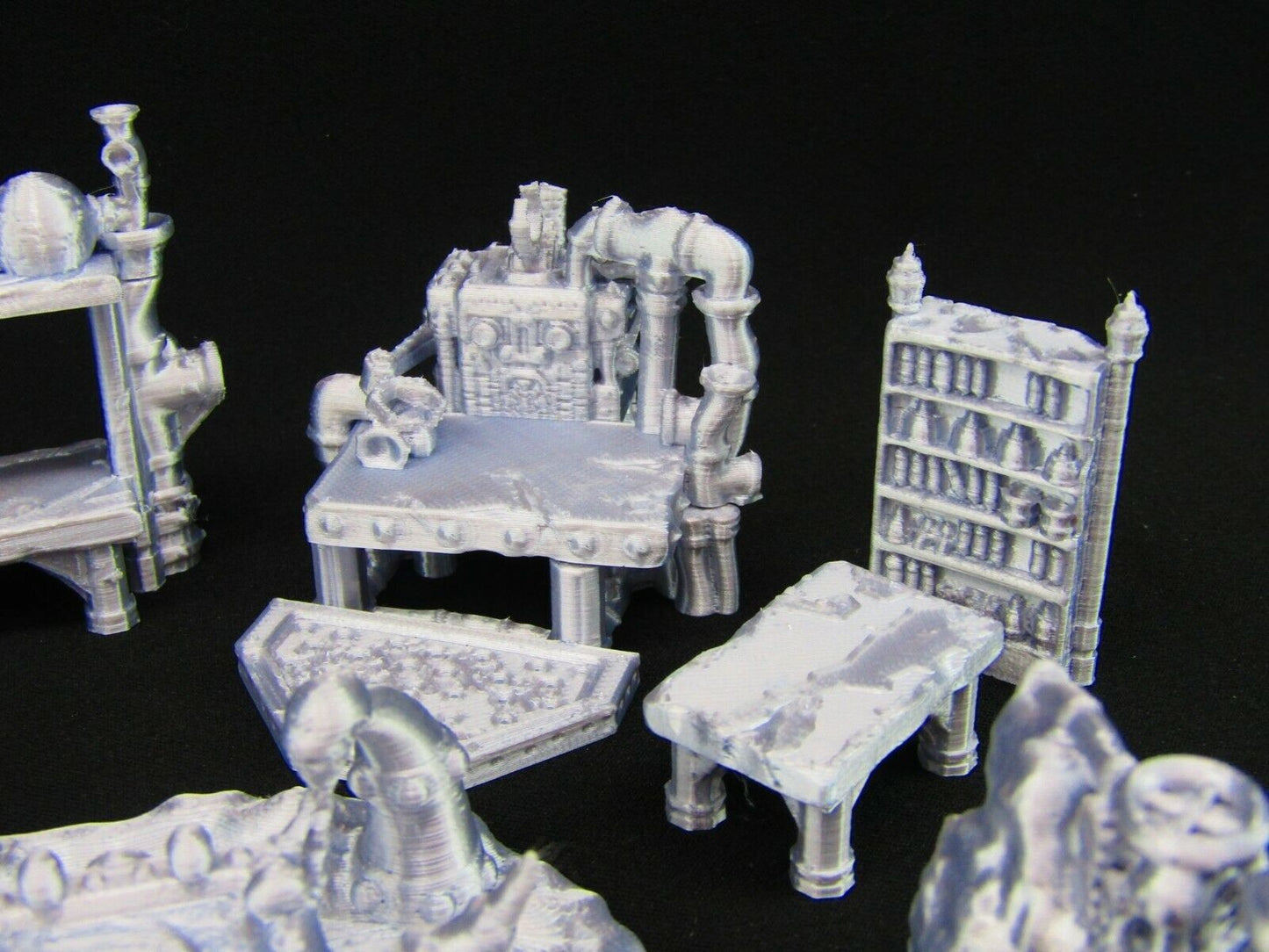 12pc Large Ironworks Iron Smelting Workshop Scatter Terrain Scenery 3D Printed