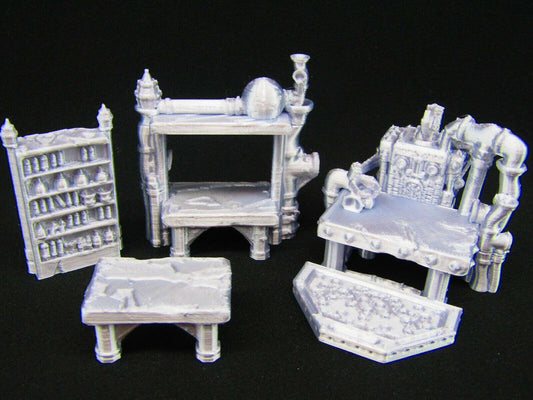 Alchemy Science Laboratory Mixing Workstation Scatter Terrain Scenery 3D