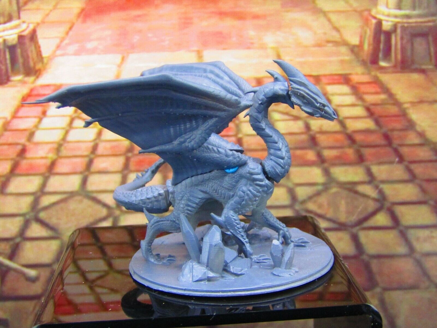 Underground Cave Dragon of the Depths Mini Miniature Model Character Figure