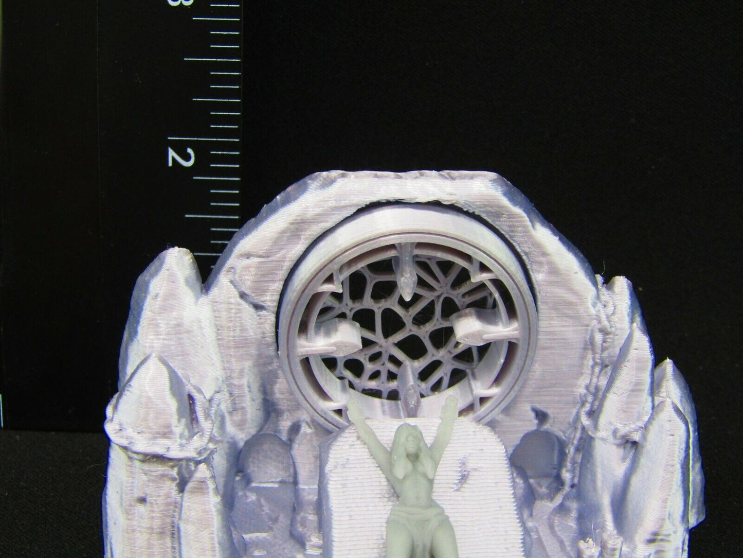 Sacrificial Altar w/ Victim Scatter Terrain Scenery 3D Printed Mini Miniature
