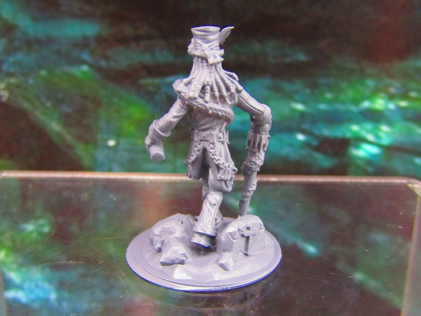 Voodoo Priest Witch Doctor Pose C Mini Miniature Figure 3D Printed Model 28/32mm