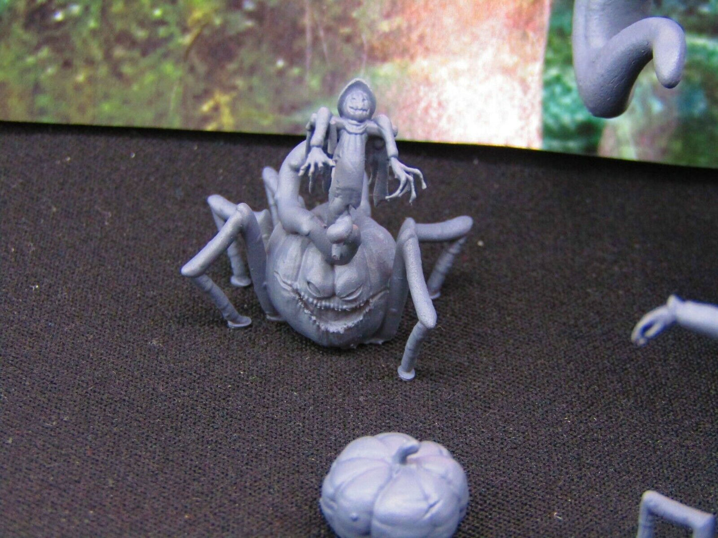 17pc Pumpkin Jack-O-Lanter and Pumpkins Bight Monsters Scatter Terrain Scenery