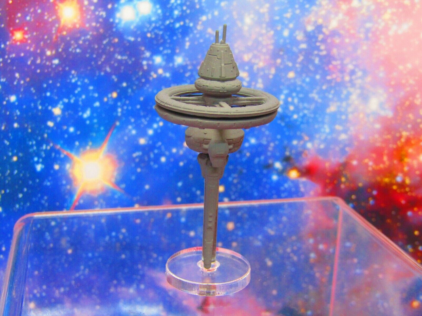 The Sylwarin Military Space Command Station Starfinder Fleet Scale Starship Mini