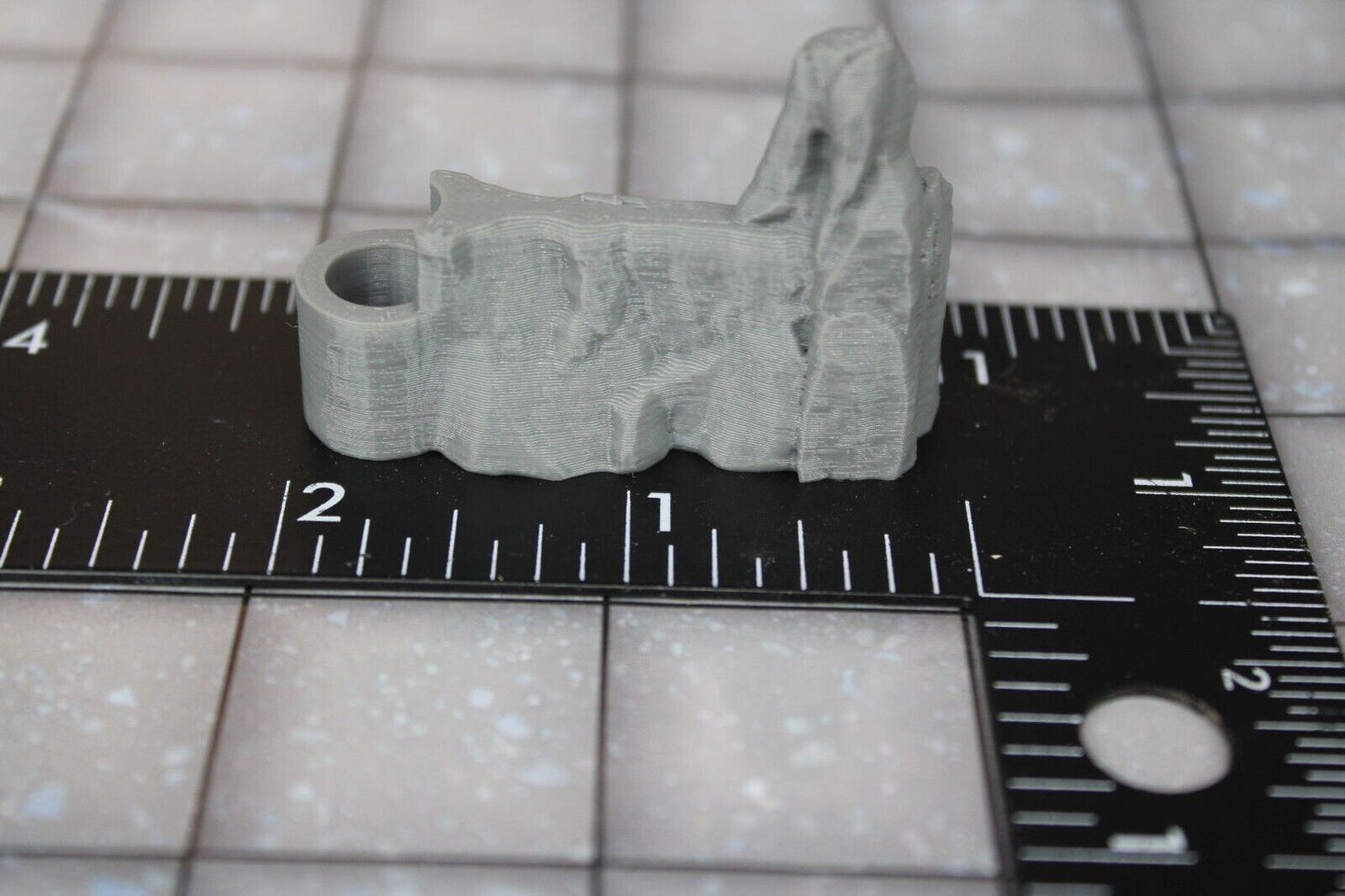 8pc Dry Cavern Dungeonsticks Stone Wall Ends Walls Map Tile Set Scenery D&D