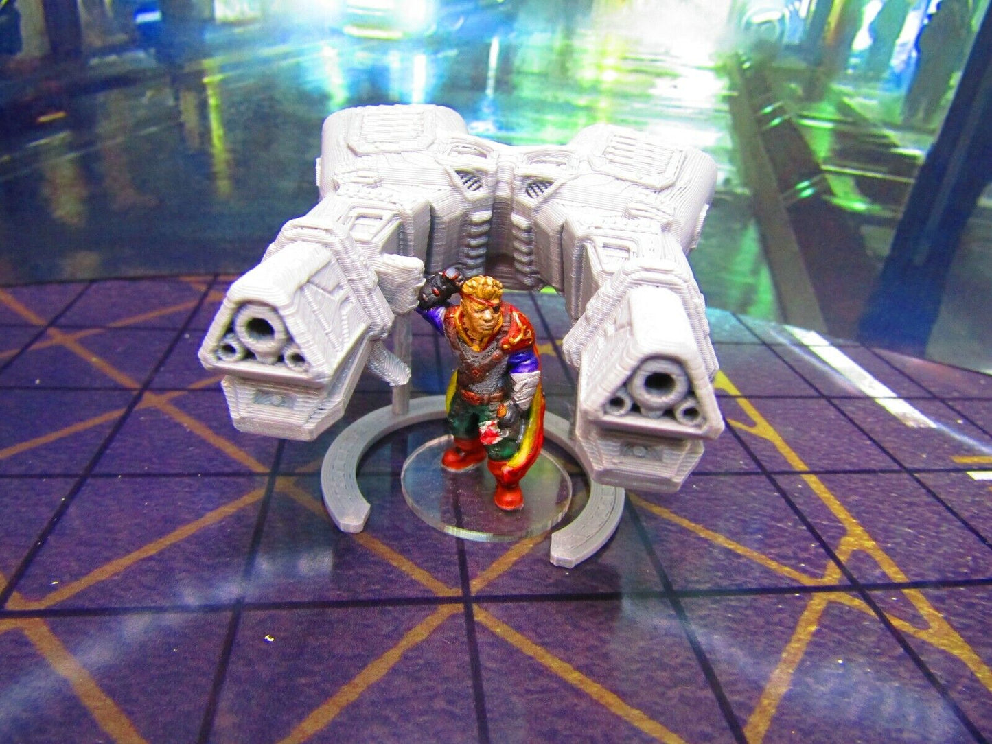 Personal Hover Cannon Battlefield Tech Terrain Scenery Miniature